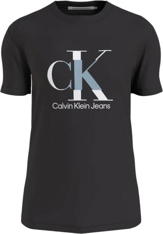Calvin Klein Jeans T-shirt met labelprint model 'DISRUPTED'