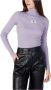 Calvin Klein Jeans Paarse Gebreide Kleding voor Dames voor Herfst Winter Purple Dames - Thumbnail 2