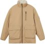 Calvin Klein Jeans Beige Gerecycled Polyester Jack Heren Herfst Winter Collectie Beige Heren - Thumbnail 1