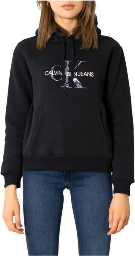 Calvin Klein Jeans Women Sweatshirt Zwart Dames