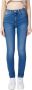 Calvin Klein Vintage Blauwe High Waist Skinny Jeans Blue Dames - Thumbnail 14