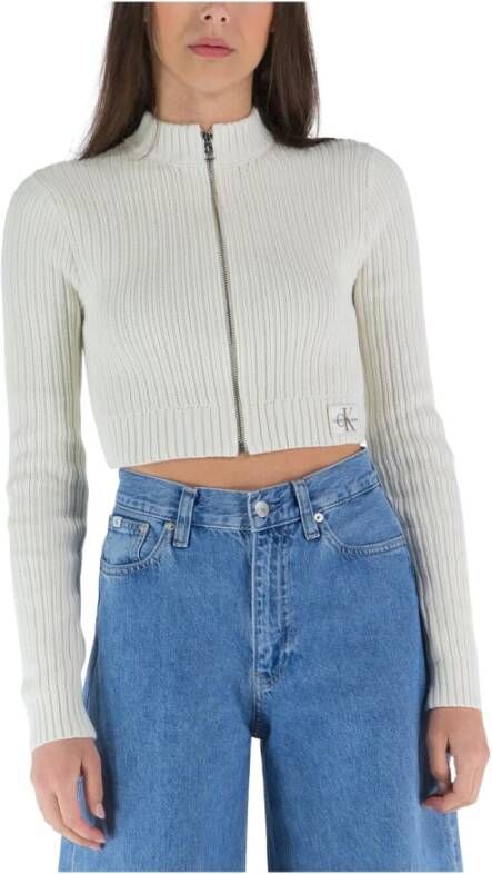 Calvin Klein Jeans Zip-throughs Wit Dames