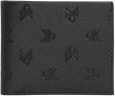 Calvin Klein Jeans Zachte Monogram Bifold Portemonnee met Muntvakje Black Heren