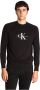 Calvin Klein Jeans Zwarte Katoenen Sweatshirt voor Heren Black Heren - Thumbnail 1