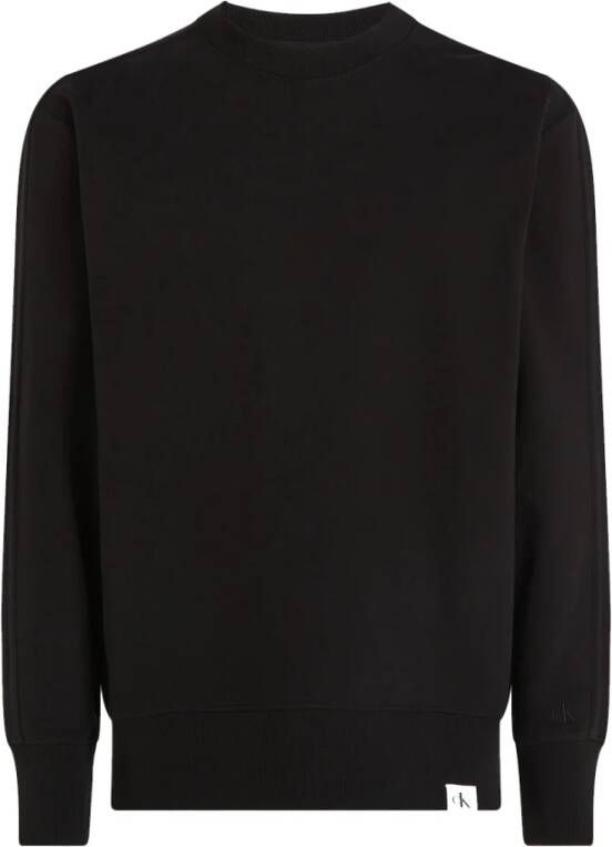 Calvin Klein Jeans Zwarte Sweaters voor Heren Zwart Heren