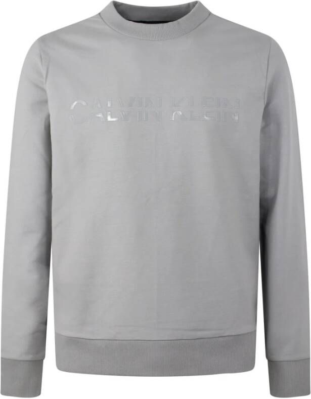 Calvin Klein K10K108029 Sweatshirt Grijs Heren
