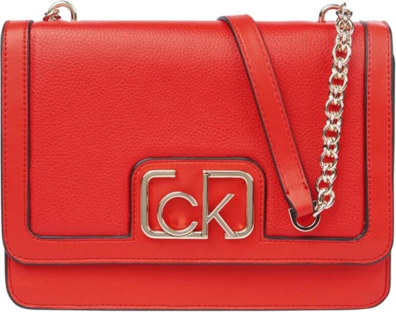 Calvin Klein K60K607051 schouderriemtas Rood Dames