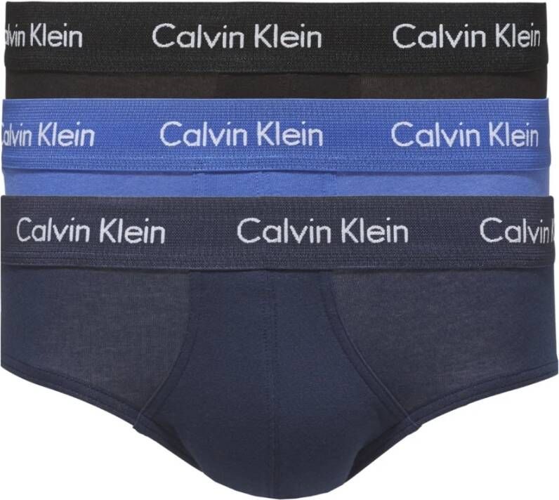 Calvin Klein Korte 3 Pack Ondergoed Grijs Heren