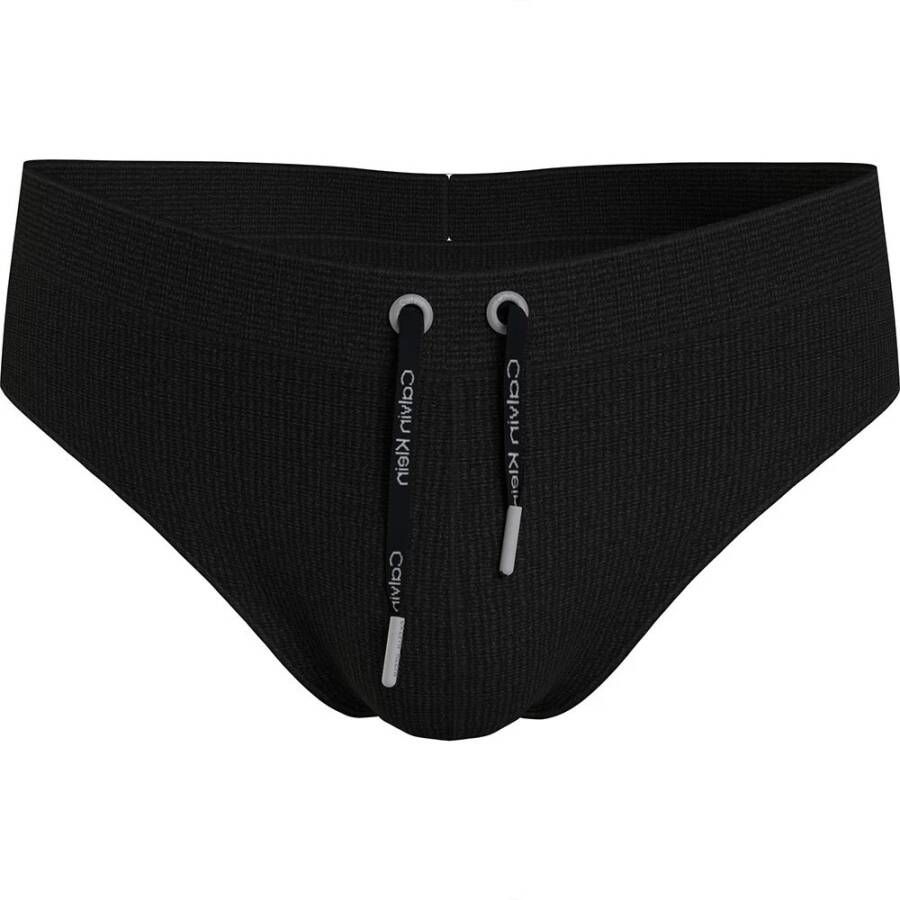 Calvin Klein Stijlvolle Herenzwemkleding voor Strand Black Heren