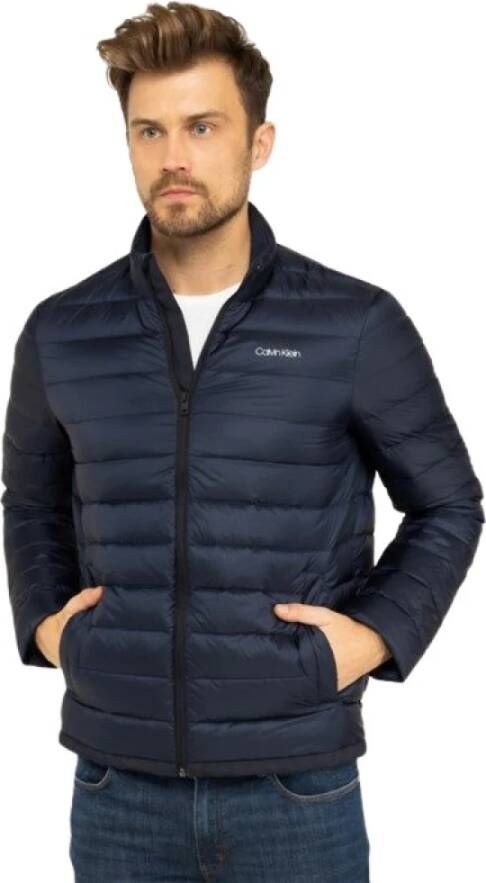 Calvin Klein Light Jackets Blauw Heren