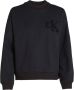 Calvin Klein Jeans Sweatshirt met labeldetail model 'CHENILLE' - Thumbnail 2