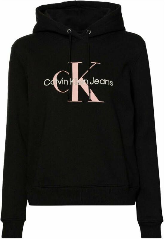 Calvin Klein Logo Sweatshirt Zwart Dames