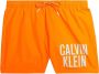 Calvin Klein Logo Zwembroek Oranje Km0Km00794 SEB Oranje Heren - Thumbnail 1