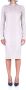 Calvin Klein Moderne Gebreide Jurk White Dames - Thumbnail 1