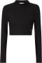 Calvin Klein Jeans Zwarte T-shirt met lange mouwen voor dames Black Dames - Thumbnail 1