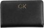 Calvin Klein Luxe Designer Portemonnee met Dubbel Compartiment en RFID-slot Zwart Dames - Thumbnail 1