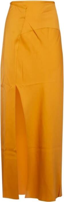 Calvin Klein Maxi Dresses Oranje Dames