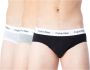 Calvin Klein Men slip Underwear 3 Hip Brief U2661G low waist pack new Grijs Heren - Thumbnail 5
