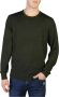 Calvin Klein Heren Trui met Lange Mouwen en Ronde Hals van Wol Green Heren - Thumbnail 3