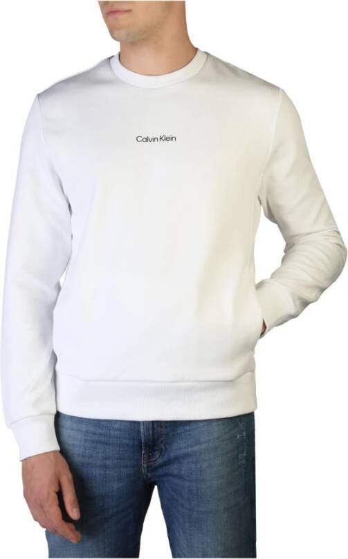 Calvin Klein Mens Sweatshirt Wit Heren