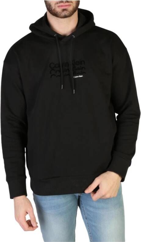 Calvin Klein Heren Sweatshirt Lente Zomer Collectie Black Heren