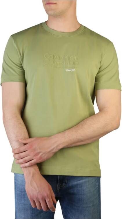 Calvin Klein T-shirt K10K108835 Groen Heren