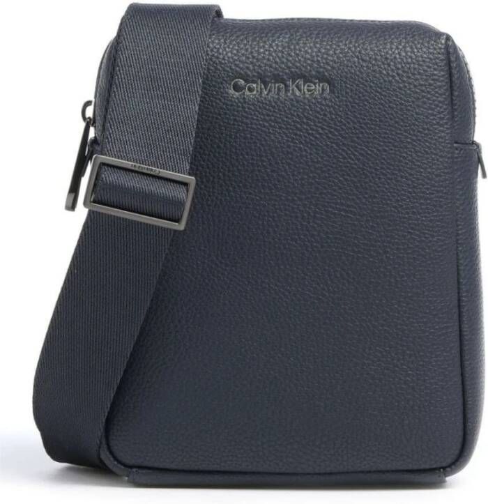 Calvin Klein Crossbody Tas Polyester Verstelbare Schouderband Blauw - Foto 5
