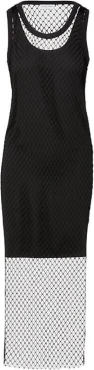 Calvin Klein Midi Dresses Zwart Dames