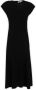 Calvin Klein Midi Dresses Zwart Dames - Thumbnail 1