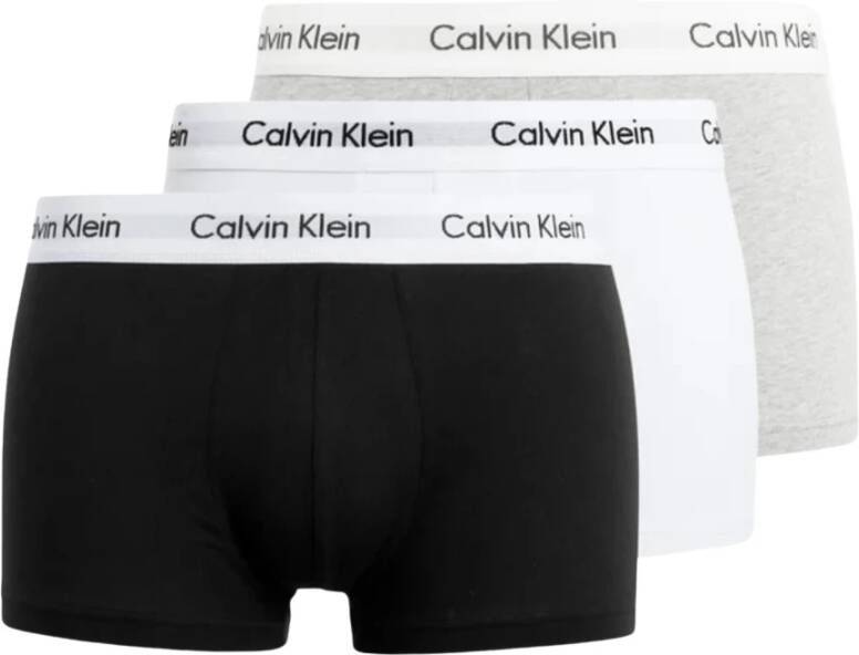 Calvin Klein Multicolor Cotton Underwear Zwart Heren