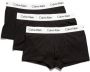 CALVIN KLEIN UNDERWEAR Calvin Klein Heren Boxershorts 3-pack Low Rise Trunks Zwart - Thumbnail 3