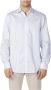 Calvin Klein Lichtblauw Gestreept Herenshirt Blauw Heren - Thumbnail 1