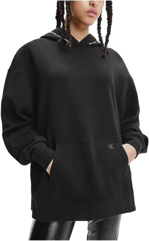 Calvin Klein Oversized het sweatshirt Zwart Dames