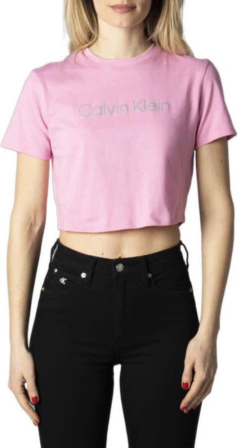 Calvin Klein Performance T-shirt Dames Roze Dames