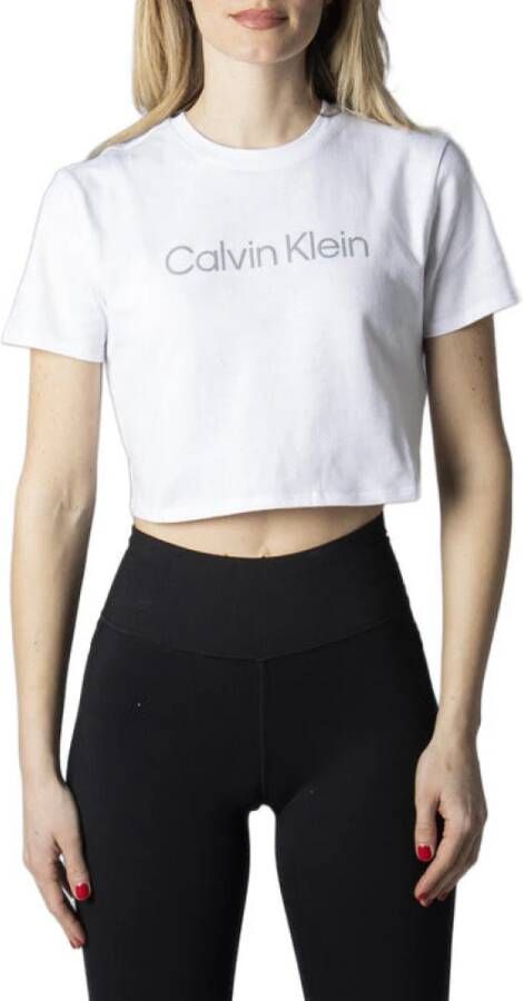Calvin Klein Performance T-shirt Dames Wit Dames