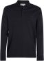 Calvin Klein Polo- CK Smooth Cotton Slim FIT L S Zwart Heren - Thumbnail 1