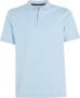 CALVIN KLEIN Heren Polo's & T-shirts Smooth Cotton Slim Polo Lichtblauw - Thumbnail 3