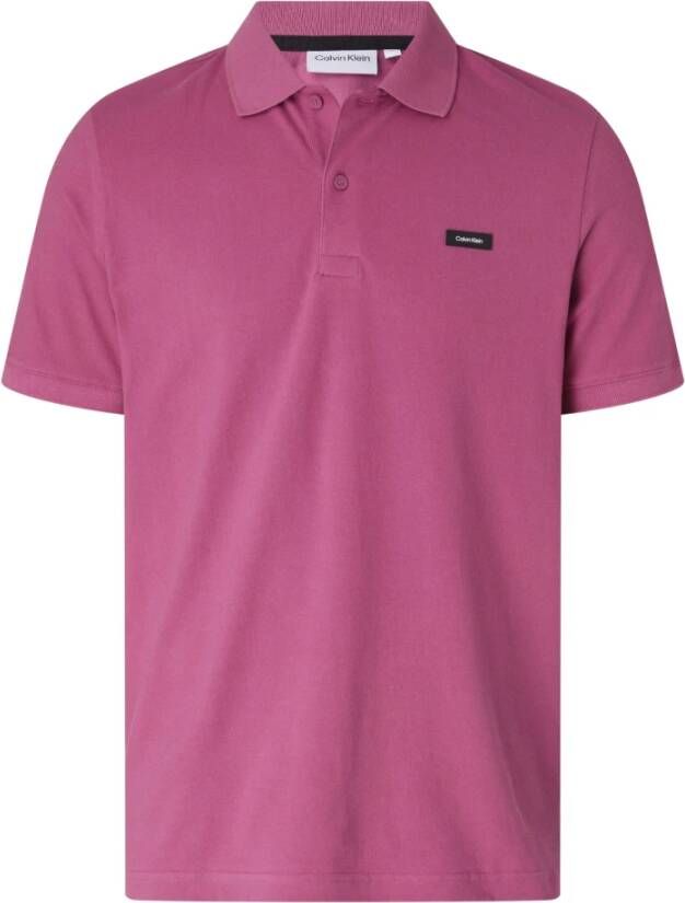 Calvin Klein Polo Shirt Roze Heren