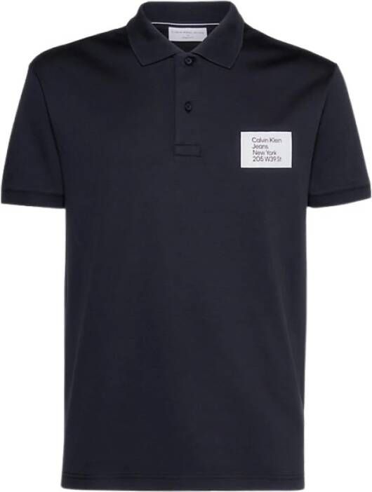Calvin Klein Klassieke Polo Shirt voor Heren Black Heren