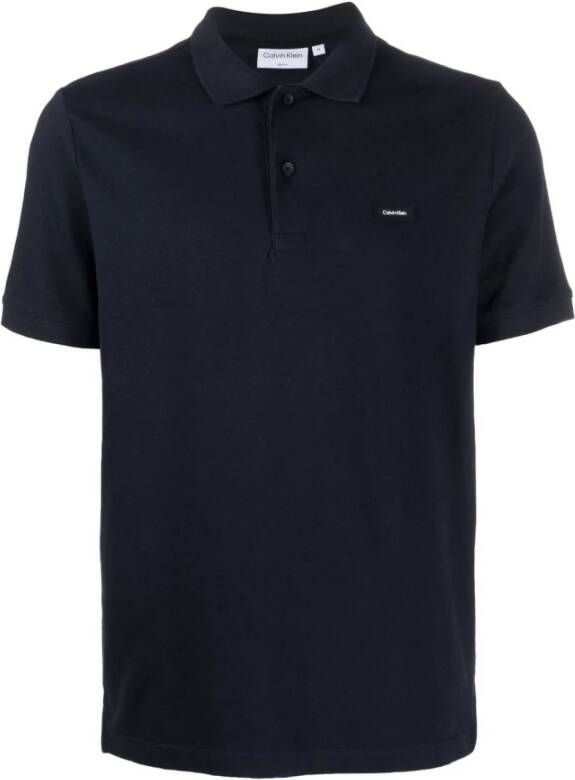 Calvin Klein Polo Shirts Blauw Heren