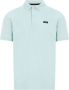 CALVIN KLEIN Heren Polo's & T-shirts Stretch Pique Slim Button Polo Lichtblauw - Thumbnail 3