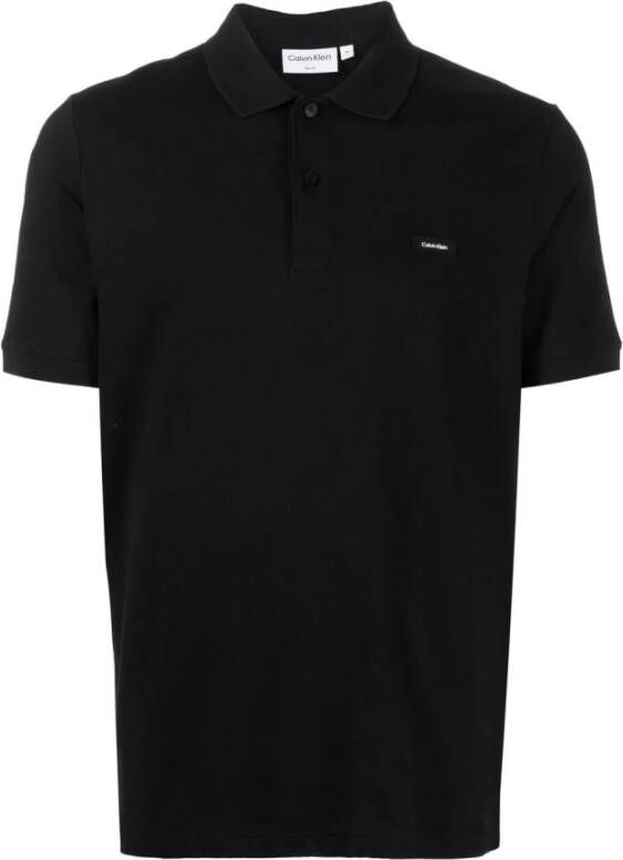 Calvin Klein Polo Shirts Zwart Heren