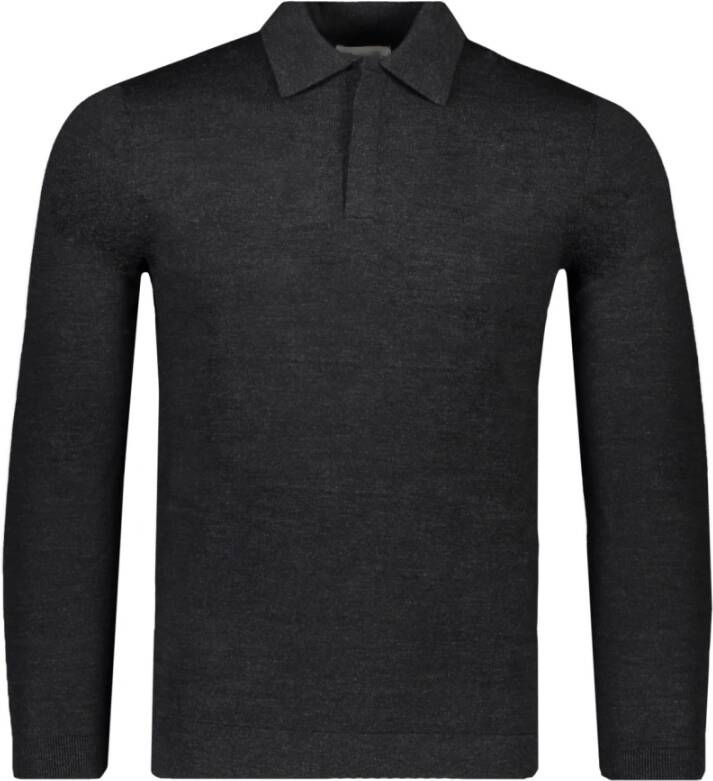 Calvin Klein Klassiek Zwarte Polo Shirt Black Heren