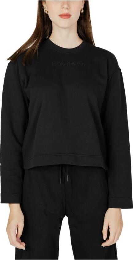 Calvin Klein Zwart Sport Sweatshirt voor vrouwen Black Dames