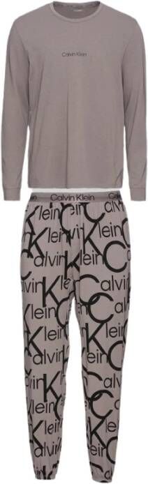Calvin Klein Pyjama Grijs Heren