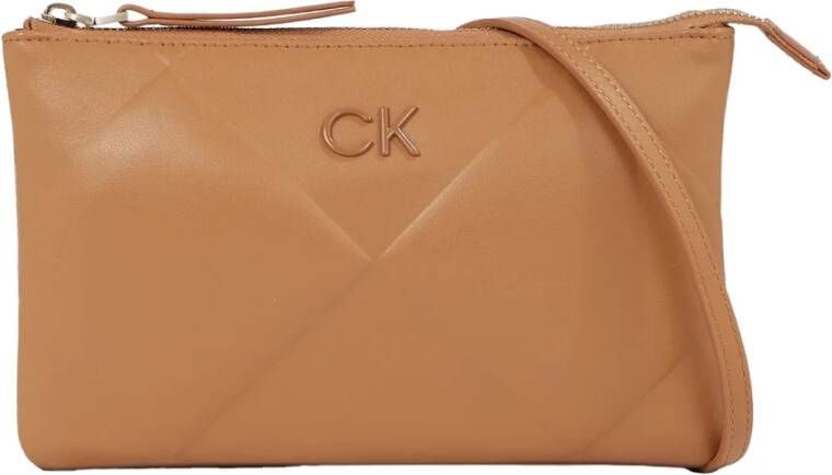 Calvin Klein Crossbody bags Re-Lock Quilt Crossbody in beige