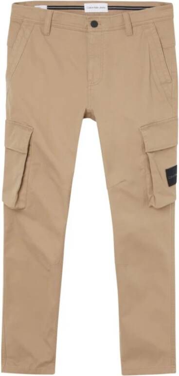 Calvin Klein Rechte broek Beige Heren