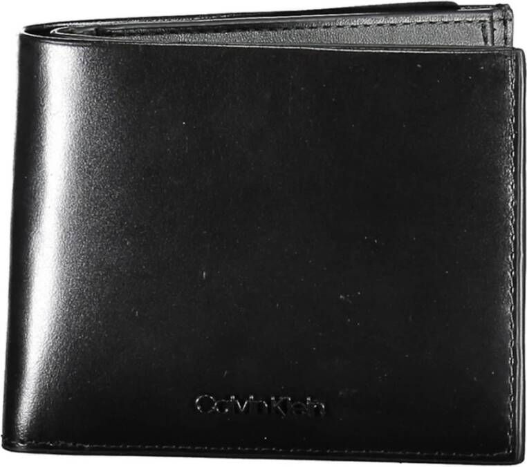 Calvin Klein Rfid Blokkerende Portemonnee met Muntvakje Zwart Heren