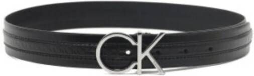 Calvin Klein Hoogwaardige synthetisch leren Riem Black Dames