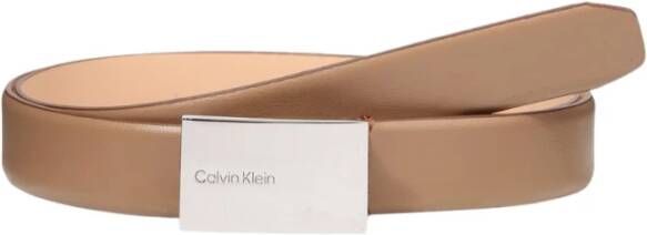 Calvin Klein Echt leren damesRiem Beige Dames